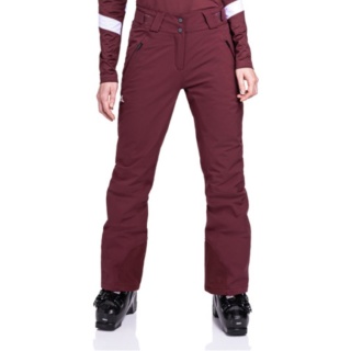 Schöffel Winter-Skihose Weissach Pant (4-Wege-Stretch, wasserdicht, hoher Tragekomfort) weinrot Damen