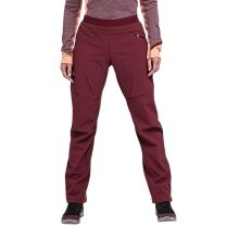 Schöffel Softshell-Wanderhose Rinnen Pant (hohe Atmungsaktivität, elastischer Bund) lang weinrot Damen