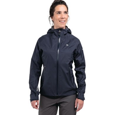 Schöffel Softshelljacke Begoro 3-Lagen (Hardshell, winddicht, wasserdicht) navyblau Damen