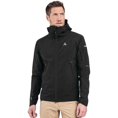 Schöffel Skijacke Kals (Softshelljacke, 3-Lagen Gore-Tex, winddicht) schwarz Herren