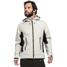 Schöffel Softshelljacke Mountain Style Blaueis MNS (hohe Atmungsaktivität, wasserabweisend) beige/schwarz Herren