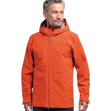 Schöffel Sommer Trekking-Wanderjacke Ankelspitz (2-Lagen, hohe Atmungsaktivität) orange Herren