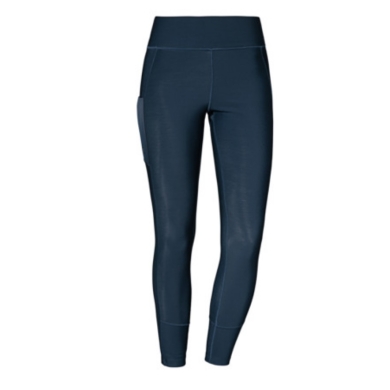 Schöffel Sport-Leggings Taja Tight (4-Wege Stretch, wasserabweisend) lang navyblau Damen