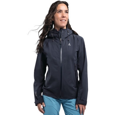 Schöffel Trekking-Wanderjacke Vistdal (2.5-Lagen, wasserdicht, winddicht) navyblau Damen