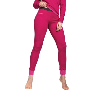 Schöffel Unterziehehose Merino Sport Pants (hoher feuchtigkeitstransport) lang pink Damen