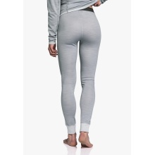 Schöffel Unterziehehose Merino Sport Pants (hoher feuchtigkeitstransport) lang grau Damen