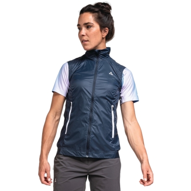 Schöffel Wander-Weste Bygstad Vest (winddicht, wasserabweisend) navyblau Damen