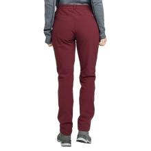 Schöffel Wanderhose Ascona Warm Pant (4-Wege Stretch, wasserabweisend) lang burgundrot Damen