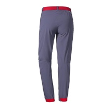 Schöffel Wanderhose Hestad Pant (4-Wege Stretch, wasserabweisend) lang dunkelgrau/rot Damen