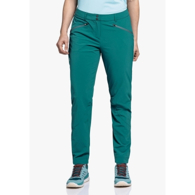 Schöffel Wanderhose Hestad Pant (4-Wege Stretch, wasserabweisend) lang dunkelgrün Damen