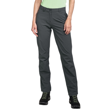 Schöffel Wanderhose Pant Engadin1 (4-Wege Stretch, strapazierfähig) lang dunkelgrau Damen