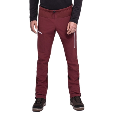 Schöffel Softshell-Wanderhose Rinnen Pant (hohe Atmungsaktivität, elastischer Bund) weinrot Herren