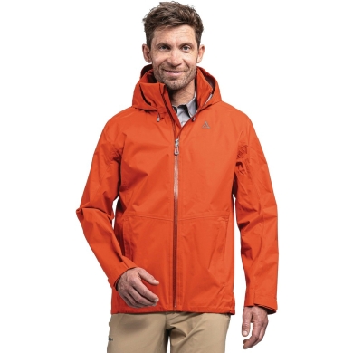 Schöffel Trekking-Wanderjacke Aiplspitz (wasserdicht, 2-Lagen VENTURI) orange Herren