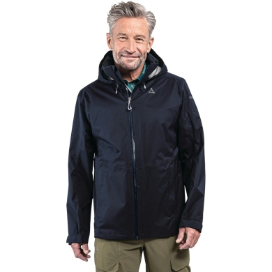 Schöffel Trekking-Wanderjacke Aiplspitz (wasserdicht, 2-Lagen VENTURI) navyblau Herren