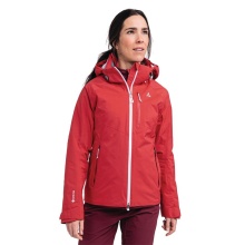 Schöffel Trekking-Wanderjacke Gaschurn (2-Lagen, wasserdicht und atmungsaktiv) rot Damen