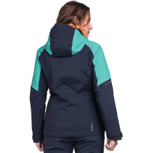 Schöffel Trekking-Wanderjacke Gaschurn (2-Lagen, wasserdicht und atmungsaktiv) blau Damen