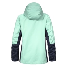 Schöffel Trekking-Wanderjacke ZipIn Stanzach (wasserdicht, strapazierfähig) mint/blau Damen