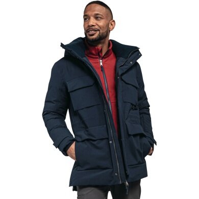 Schöffel Winter-Daunenparka Ridgeland (wind- und wasserdicht, leicht) navyblau Herren