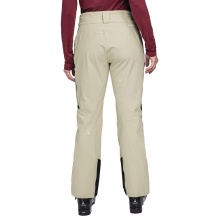 Schöffel Winter-Skihose Pontresina Pant (4-Wege-Stretch, wasserdicht, hohe Bewegungsfreiheit) beige Damen