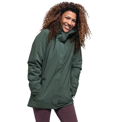 Schöffel Winterjacke Heat Cambria (Intellitex Heat Technologie, Heizpads) dunkelgrün Damen