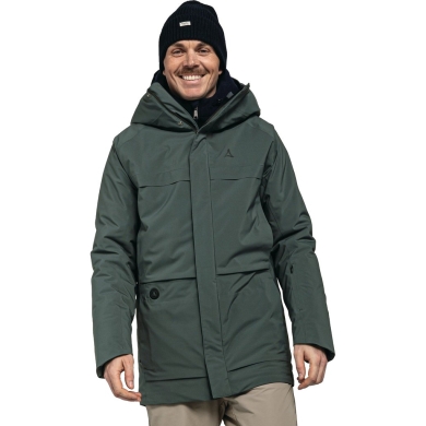 Schöffel Winterjacke Heat Cambria (Intellitex Heat Technologie, Heizpads) dunkelgrün Herren