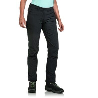 Schöffel Wanderhose Pant Engadin1 (4-Wege Stretch, strapazierfähig) lang schwarz Damen