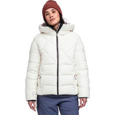 Schöffel Isolations-Winterjacke Boston Insulated (winddicht, wasserabweisend, sehr leicht) weiss Damen