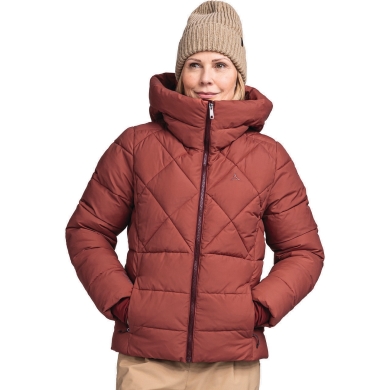 Schöffel Isolations-Winterjacke Boston Insulated (winddicht, wasserabweisend, sehr leicht) rot Damen