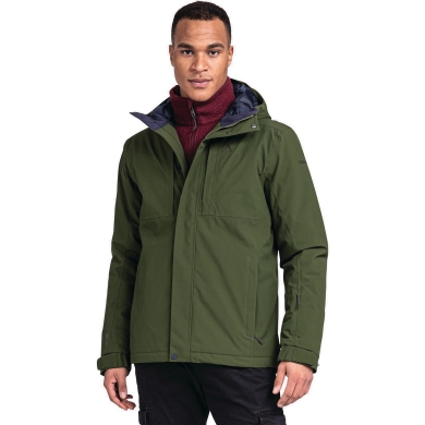 Schöffel Winterjacke Insulated Antwerpen (Kapuze, wasserdicht, atmungsaktiv) khaki/grün Herren