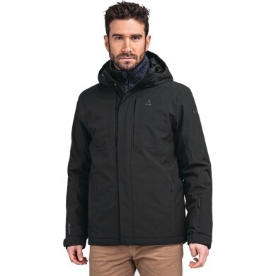 Schöffel Winterjacke Insulated Antwerpen (Kapuze, wasserdicht, atmungsaktiv) schwarz Herren