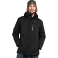 Schöffel Winterjacke 3in1 Parka Barth (2-Wege-Stretch, wasserdicht, winddicht) schwarz Herren