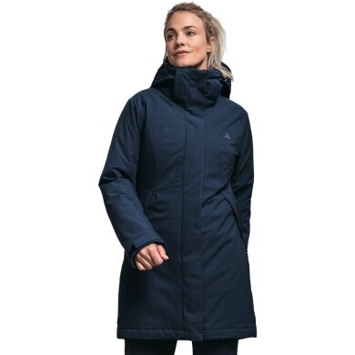 Schöffel Wintermantel Insulated Bastianisee (4-Wege-Stretch, wasserdicht, atmungsaktiv) navyblau Damen