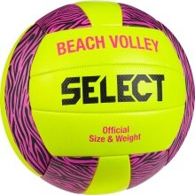 Select Beachvolleyball v23 (weich und wasserabweisend) gelb/pink/schwarz - 1 Ball