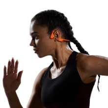 Shokz Kopfhörer OpenRun Pro 2 (Open-Ear-Design, sicherer Sitz, 12 Stunden Wiedergabezeit) orange