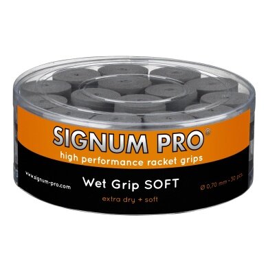 Signum Pro Overgrip Wet Soft 0.60mm grau 30er Box