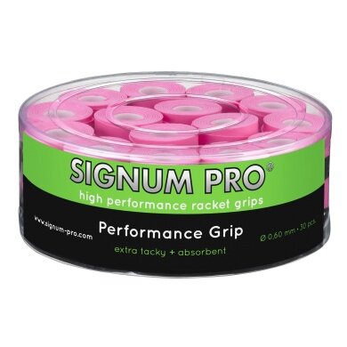 Signum Pro Overgrip Performance 0.6mm pink 30er Box