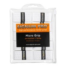 Signum Pro Overgrip Micro 0.55mm weiss 10er Clip-Beutel