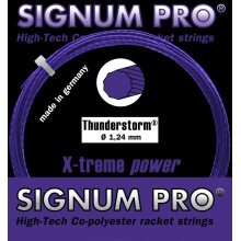 Signum Pro Tennissaite Thunderstorm (Haltbarkeit+Spin) violett 12m Set