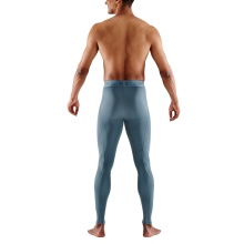 Skins Funktionshose 2-Series Tight Long (enganliegend, Kompression) blaugrau Herren