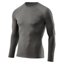 Skins Funktionsunterwäsche Langarmshirt 2-Series (enganliegend) charcoalgrau Herren