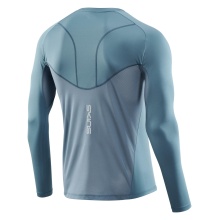 Skins Funktionsunterwäsche Langarmshirt 3-Series (perfekte feuchtigkeitstransport) blau/grau Herren