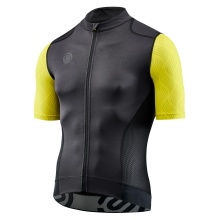 Skins Fahrrad-Shirt Cycle Elite Jersey (Front-Reißverschluss, schnelltrocknend) schwarz/gelb Herren