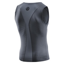 Skins Fahrrad-Tank Top Sleeveless Baselayer grau Herren