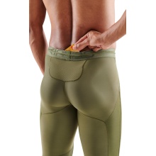 Skins Funktionshose 5-Series Tight Long (enganliegend, Kompression) khakigrün Herren