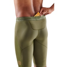 Skins Funktionshose 5-Series Half Tight Short (enganliegend) khakigrün Herren