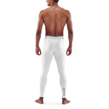 Skins Funktionshose 1-Series Tight Long (enganliegend, Kompression) weiss Herren