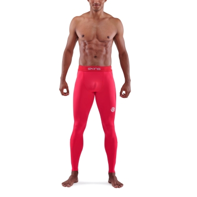 Skins Funktionshose 1-Series Tight Long (enganliegend, Kompression) rot Herren