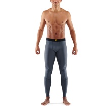 Skins Funktionshose 3-Series Tight Long (enganliegend) charcoalgrau Herren