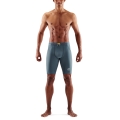 Skins Funktionshose 3-Series Half Tight Short (enganliegend) blaugrau Herren