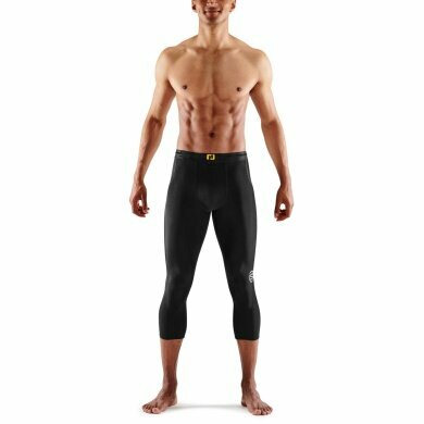 Skins Funktionshose 3-Series Thermal 3/4 Tight (enganliegend) schwarz Herren